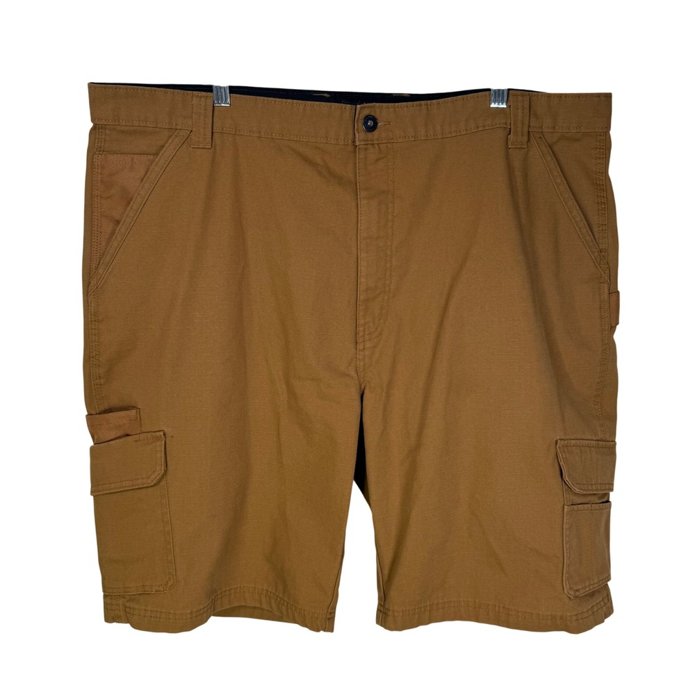 Genuine Dickies Mens 42 Brown Canvas Cargo Carpenter‎ Work Shorts GR40ABD Duck